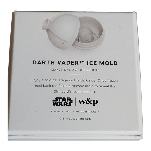 NEW Star Wars Darth Vader Ice Mold Sphere Ice Mold Star Wars Gift Barware - Picture 7 of 10